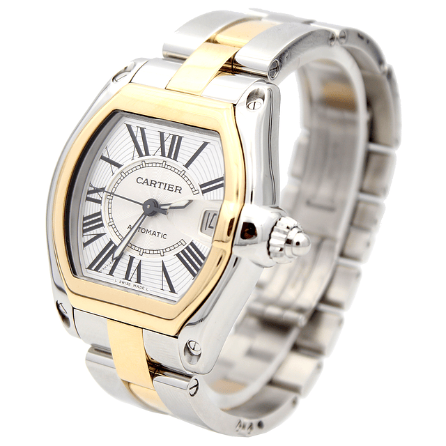 Cartier Roadster Aço e Ouro Ref. 2510