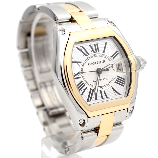 Cartier Roadster Aço e Ouro Ref. 2510