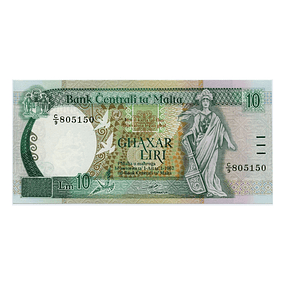 Malta 10 Lira 1967