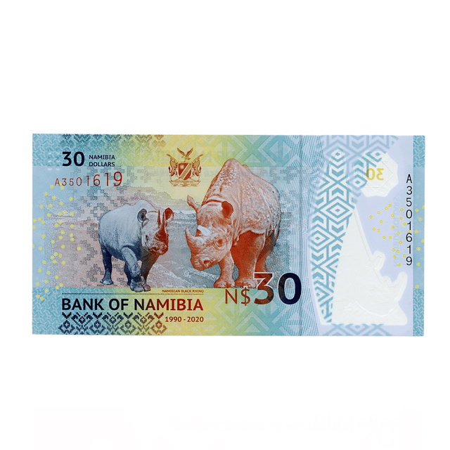 Namibia 30 Dollars 2020