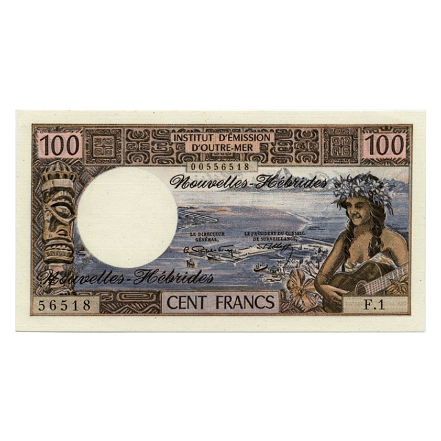 New Hibrides 100 Francs 1972