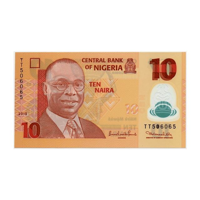 Nigéria 10 Naira 2010
