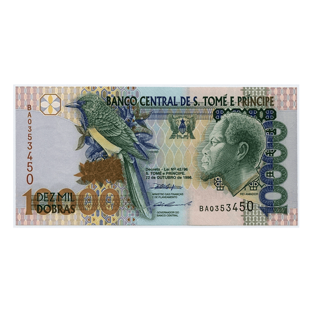 São Tomé e Principe 10000 Dobras 1996