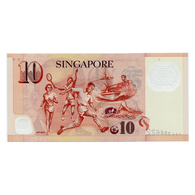 Singapura 10 Dollar