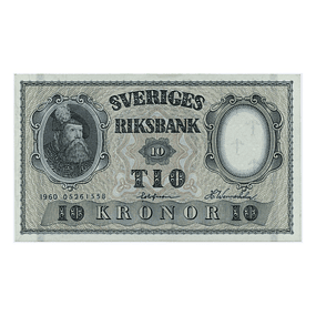 Suécia 10 Kronor 1960