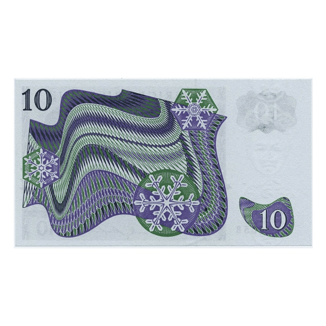 Suécia 10 Kronor 1987
