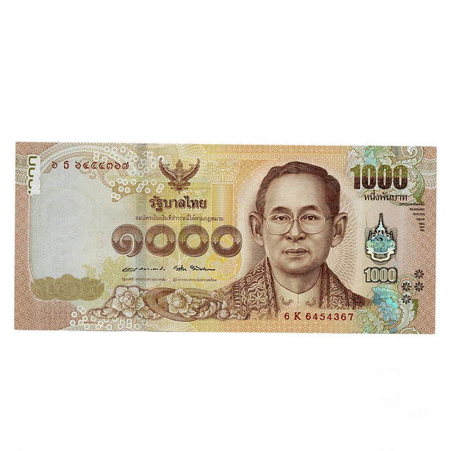 Tailândia 1000 Bhat 2015