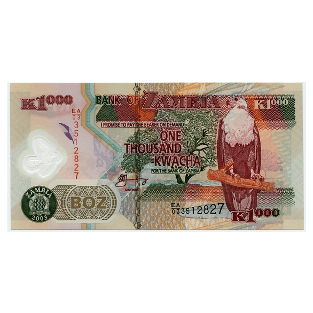 Zambia 1000 Kwacha 1993
