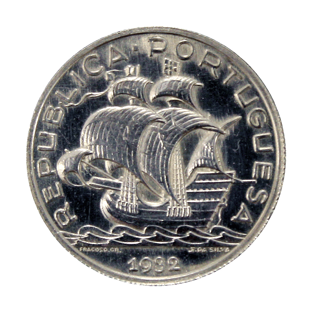 5 escudos 1932 Prata