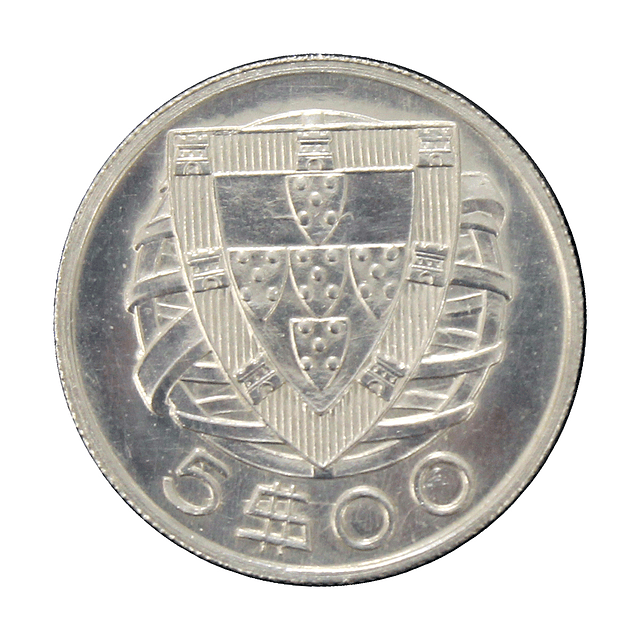 5 escudos 1932 Prata