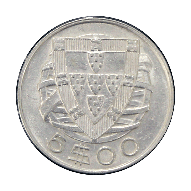 5 escudos 1934 Prata