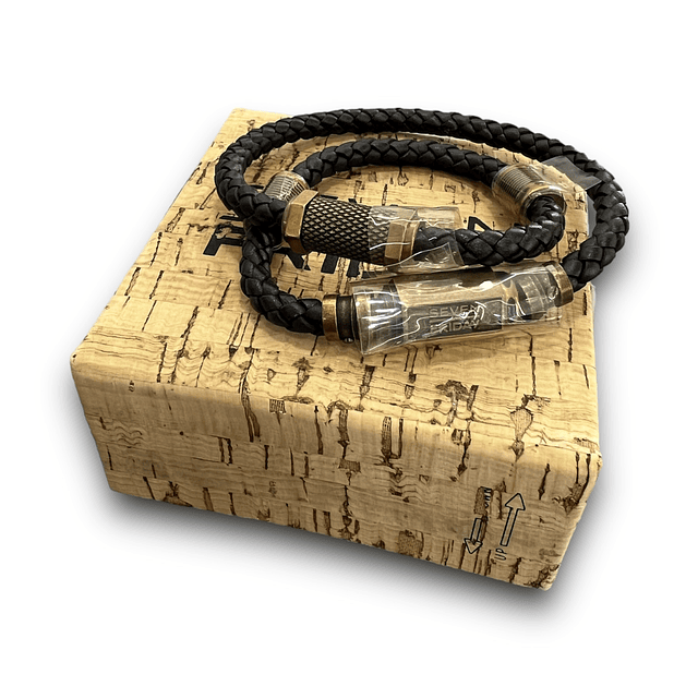 Sevenfriday Bracelete em Pele Plumber Essence PLB1/01