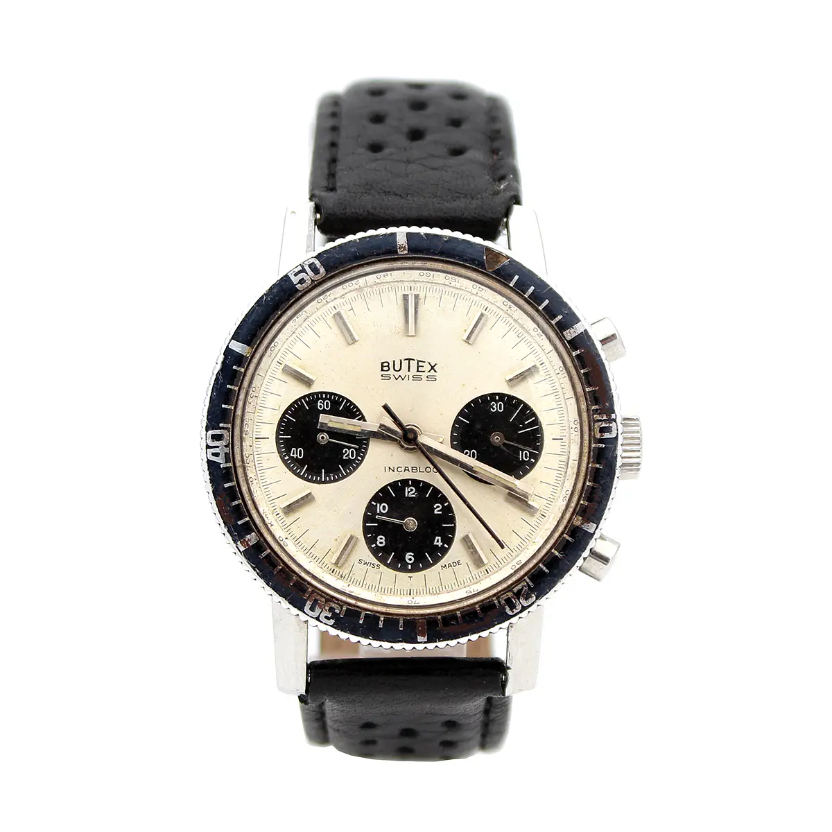 Butex Vintage Chronograph Valijoux 72 Panda dial