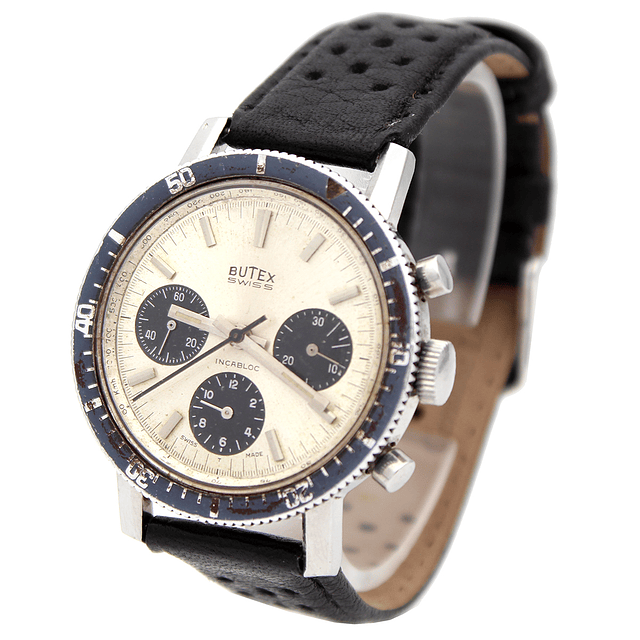 Butex Vintage Chronograph Valijoux 72 Panda dial