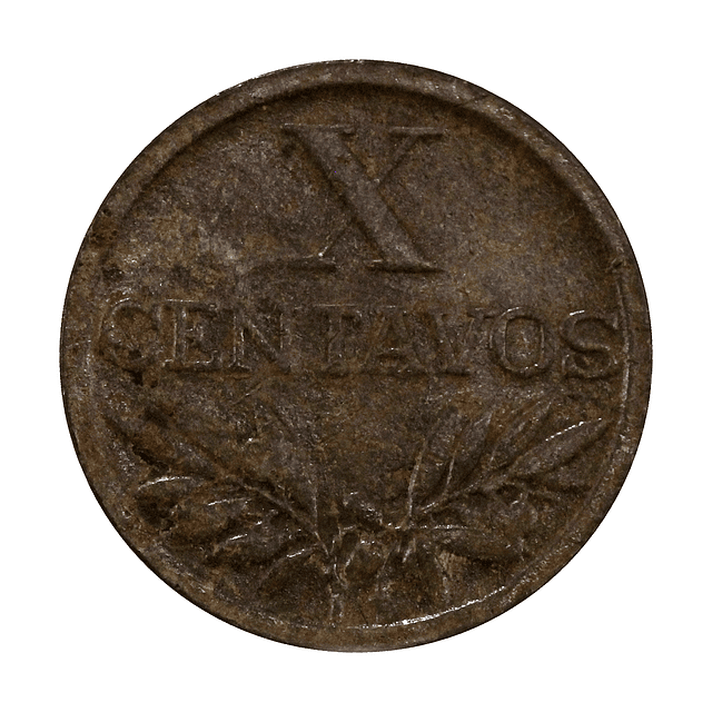 X Centavos 1954 Bronze 