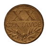XX Centavos 1943 Bronze
