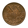 XX Centavos 1953 Bronze