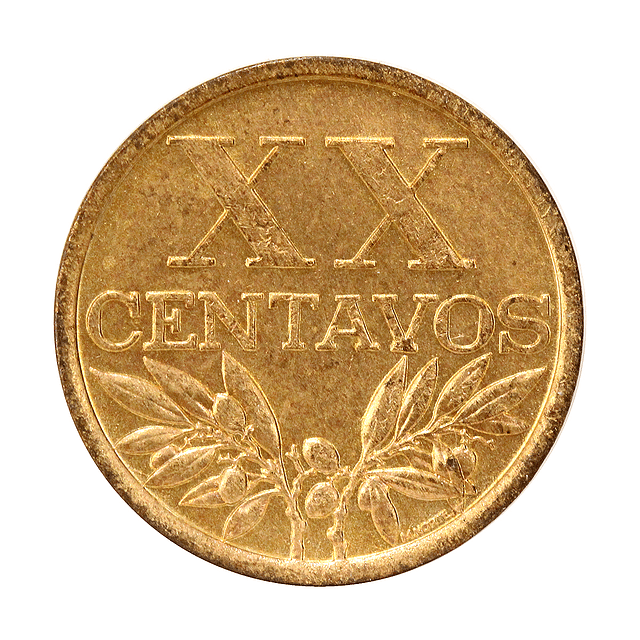 XX Centavos 1965 Bronze