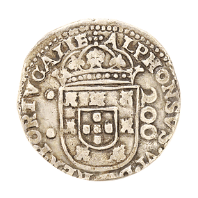 D. Afonso VI - 1/2 Cruzado 1665 
