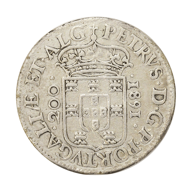 D. Pedro PR - 1/2 Cruzado 200 Reis 1681