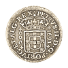 D. Pedro II - 1/2 Cruzado Prata 1691