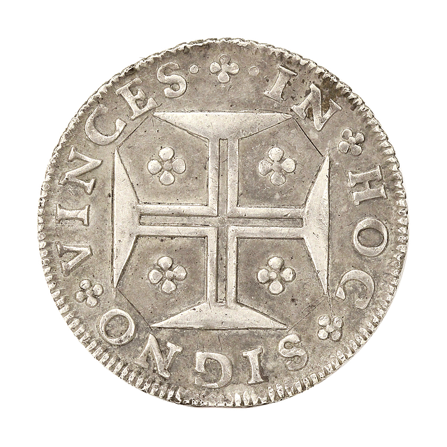 D. Pedro II - Cruzado Prata 1687