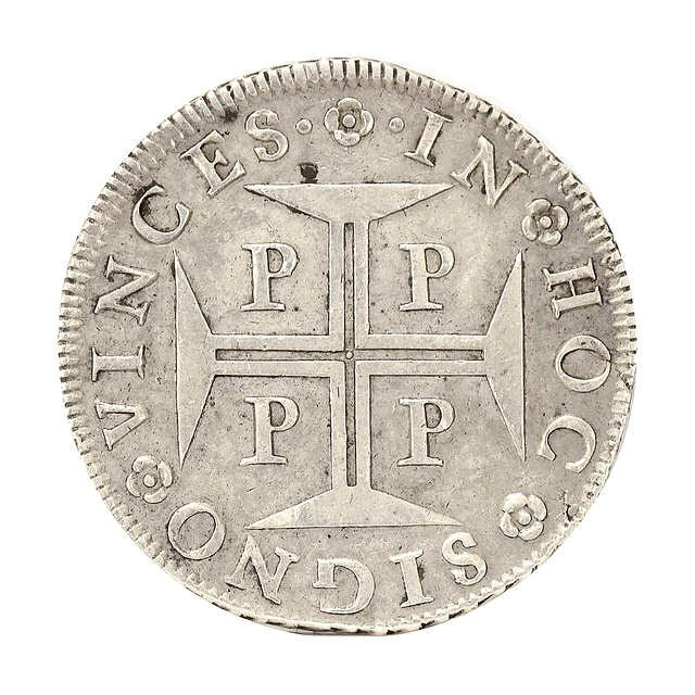 D. Pedro II - Cruzado Prata 1689 Porto