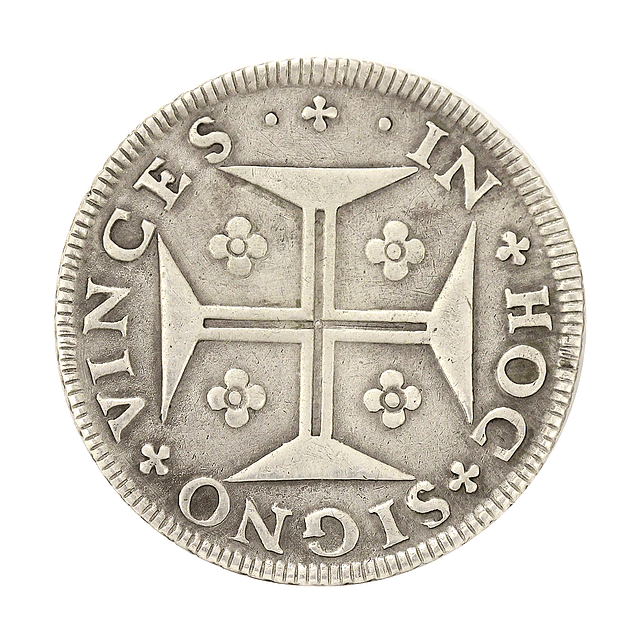 D. Pedro II - Cruzado Prata 1692