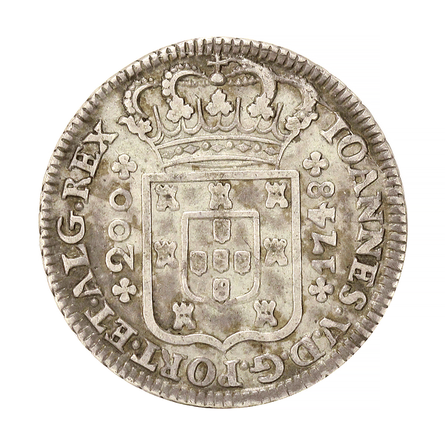 D. João V - 12 Vinténs 200 Reis 1748