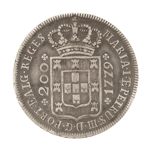 D. Maria I e Pedro III - 12 Vinténs 240 Reis 1779