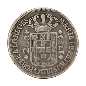 D. Maria I e Pedro III - 12 Vinténs 240 Reis 1784