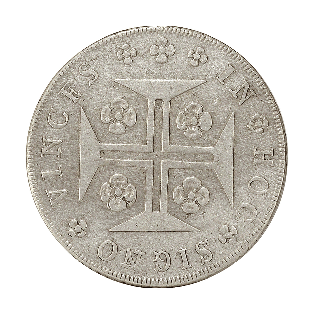 D. Maria I e Pedro III - Cruzado 480 Reis 1781