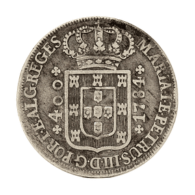 D. Maria I e Pedro III - Cruzado 480 Reis 1784