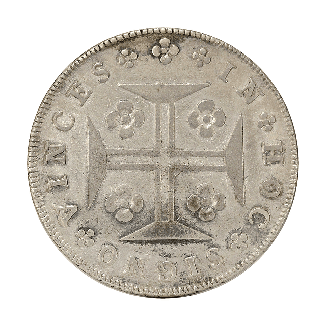 D. Maria I e Pedro III - Cruzado 480 Reis 1785
