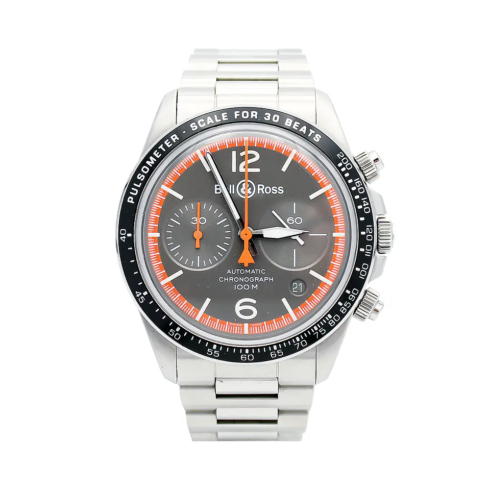 Bell & Ross Br V2-94 Chronograph Ref. BRV294-ORA-ST/SST