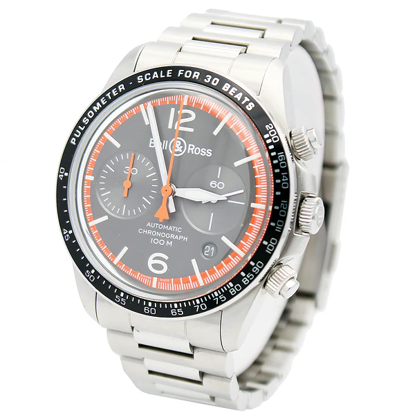 Imagem 3 de Bell & Ross Br V2-94 Chronograph Ref. BRV294-ORA-ST/SST