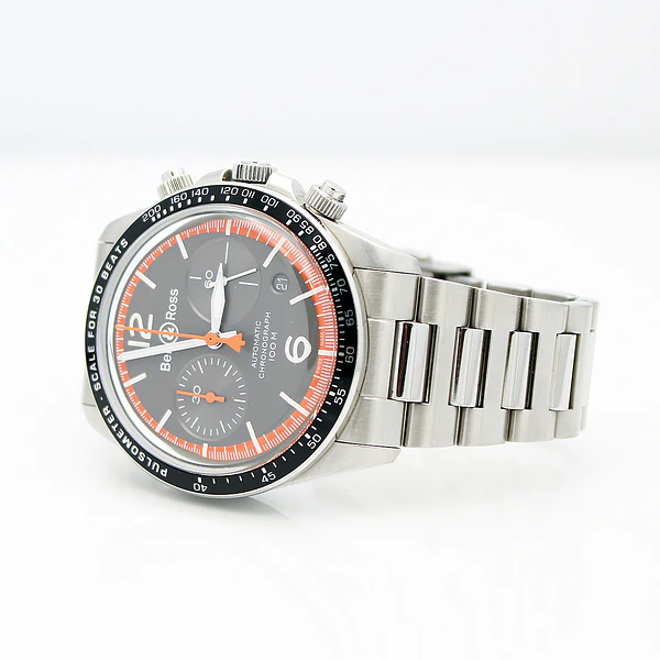 Imagem 8 de Bell & Ross Br V2-94 Chronograph Ref. BRV294-ORA-ST/SST