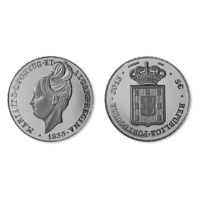 5.00 Euro Peça de D. Maria II Degolada 2013