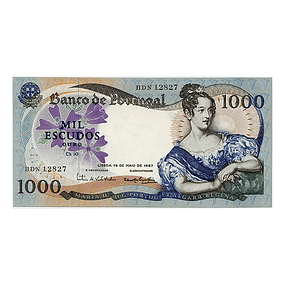 1000 Escudos D. Maria II 19.05.1967