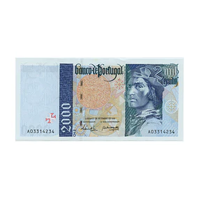 2000 Escudos Bartolomeu Dias 21.09.1995