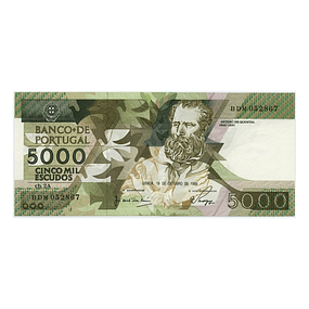5000 Escudos Antero Quental 19.10.1989