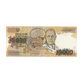 10000 Escudos Egas Moniz 12.01.1989