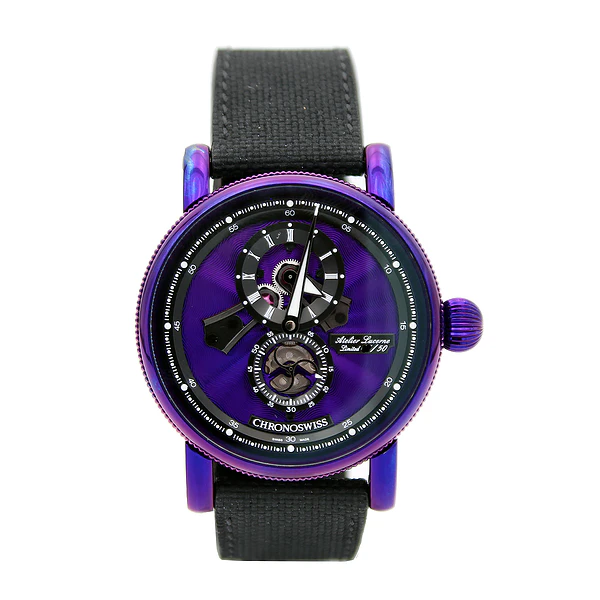 Imagem 2 de Chronoswiss Flying Regulator Open Gear Purple Ed.Limitada Ref. CH-8758.1 PUBK