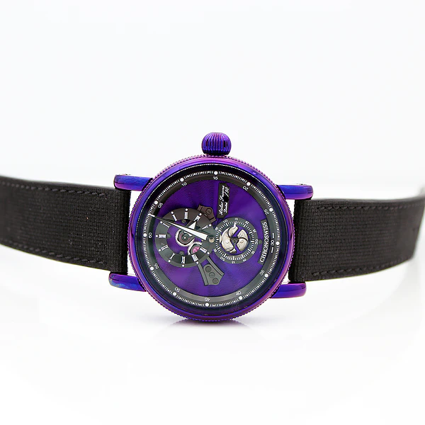 Imagem 7 de Chronoswiss Flying Regulator Open Gear Purple Ed.Limitada Ref. CH-8758.1 PUBK