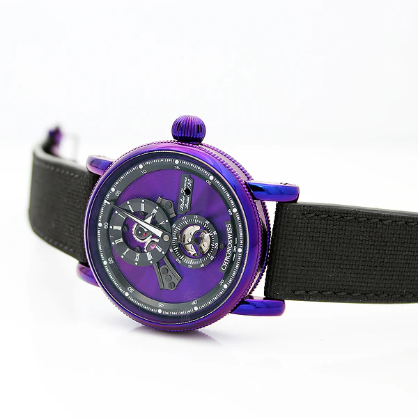 Imagem 8 de Chronoswiss Flying Regulator Open Gear Purple Ed.Limitada Ref. CH-8758.1 PUBK