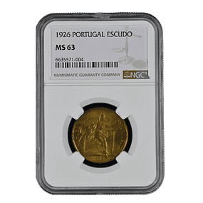1 Escudo 1926 Bronze Aluminio - MS63