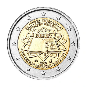 Bélgica - 2.00 Euros 50º Aniversário do Tratado de Roma 2007