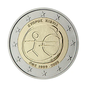 Chipre - 2.00 Euros 10º Aniversário da Introdução do Euro 2009