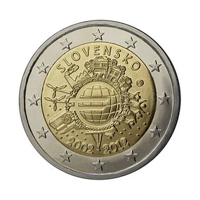 Eslováquia - 2.00 Euros 10 Anos do Euro 2012