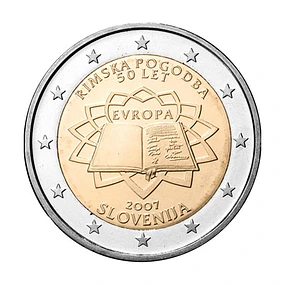 Eslovénia - 2.00 Euros 50º Aniversário do Tratado de Roma 2007